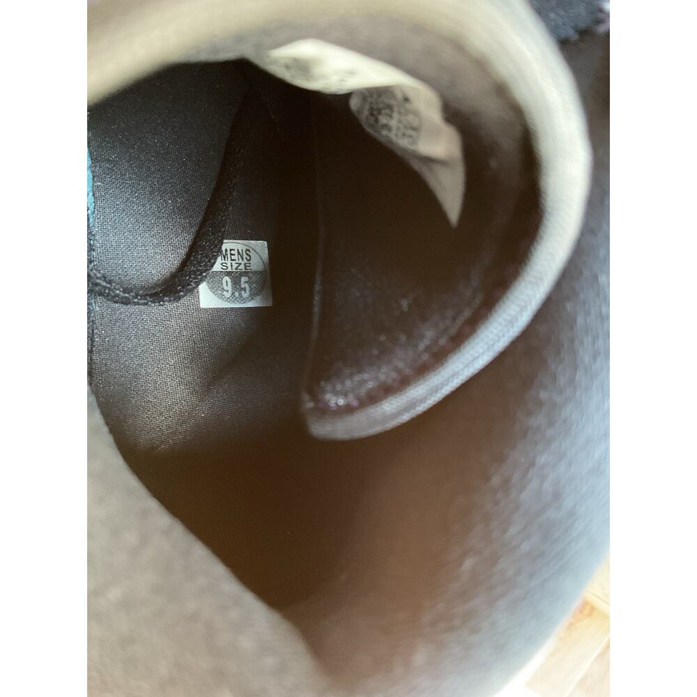 Nike Jordan Air 1 Mid SE Size 9.5 Black/Varsity Purple/White 852542-105 - Picture 10 of 12